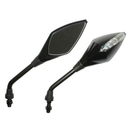 Rétroviseur Replay SCOOT STREET BRILLANT IMITATION LEDS TIGE DIAM 10 Universel