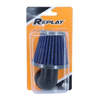 Replay KN MIDDLE FC CARBONE - BLAU HALTERUNG ECKE DIAM 35 - 28 Luftfilter Universell