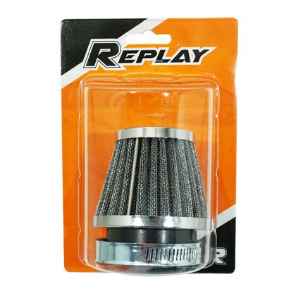 Filtre à air Replay KN GRILLE ACIER CHROME FIXATION DROITE DIAM 45 mm Universel