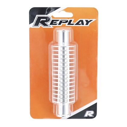 Radiateur de durite Replay EAU ALU CNC FORME ROND 133x35 mm,FIXATION 17 mm Universel