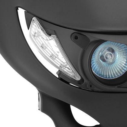 Replay FORK HEAD 50 UNIVERSAL ENDURO WITH 2 WHITE LED HALOGEN 2x20W MATT FIXINGS Universal Headlight plate