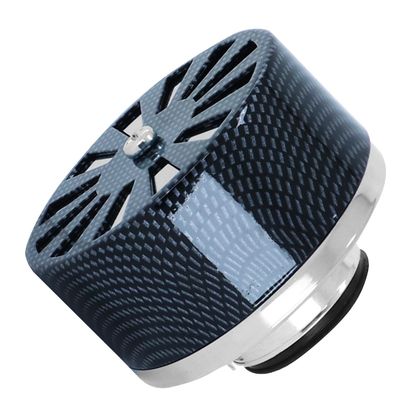 Filtre à air Replay DEBIT REGLABLE CARBONE FIXATION DROITE DIAM 35 - 28 Universel Ref : REPL00619A / 226 