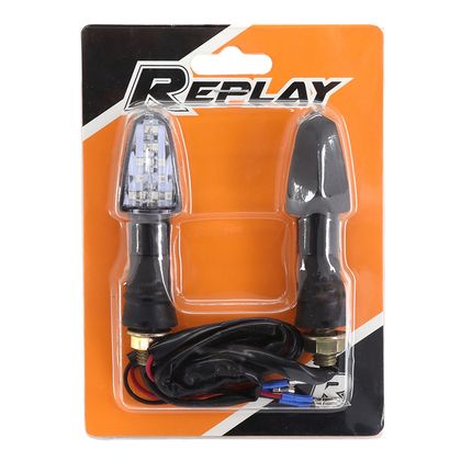 Clignotant Replay UNIVERSEL VIPER 9 LEDS TRANSPARENT - PAIRE Universel