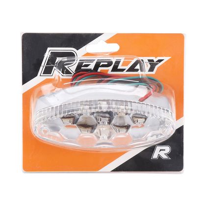 Replay UNIVERSAL LED OVAL LIGHT 2 FUNCTIONS STOP 9 REDS Universal Rear lights