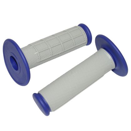 Replay OFF ROAD CROSS KRATON GRAU - BLAU 115mm - CLOSED END PAAR Lenkergriffe Universell