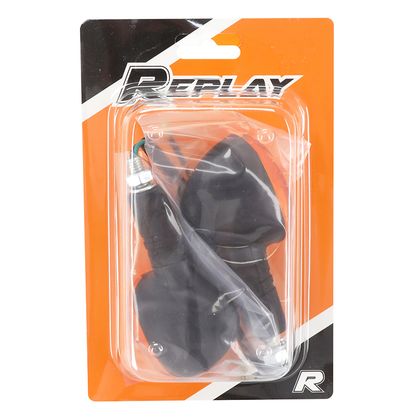 Replay UNIVERSEL PYRAMIDE A AMPOULE BA15S ORANJE - KORTE BASIS L 93mm - H 35mm 51mm CE GOEDGEKEURD PAAR Richtingaanwijzer Universeel