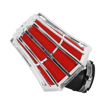 Replay HEXAGONAL CHROME MOUSSE ROUGE FIXATION COUDE 45 DIAM 35 - 28 Luftfilter Universell Ref : REPL00703A / 920 