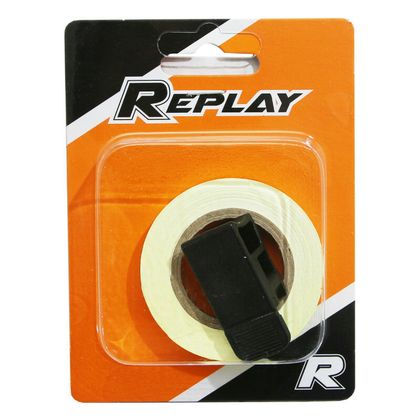 Replay AUTOCOLLANT STICKER GEEL FLUO 7mm 6M APPLICATOR Velgrandstrips Universeel