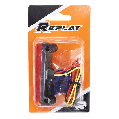 Replay UNIVERSAL LED LIGHT RED STRIP STOP 6 RED L78mm,H25mm CE APPROVED Universal Rear lights