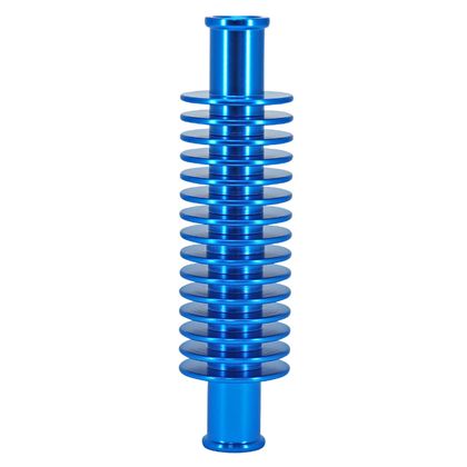 Radiateur de durite Replay EAU ALU CNC BLEU FORME ROND 133x35 mm,FIXATION 17 mm Universel Ref : REPL00770A / 196323 