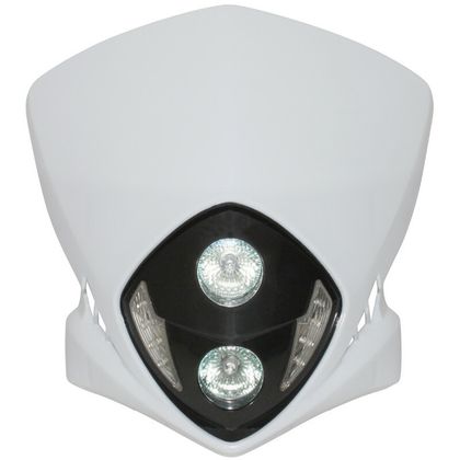 Replay FORK HEAD 50 UNIVERSAL BOX DUKE WHITE WHITE LED HALOGEN 2x20W Universal Headlight plate