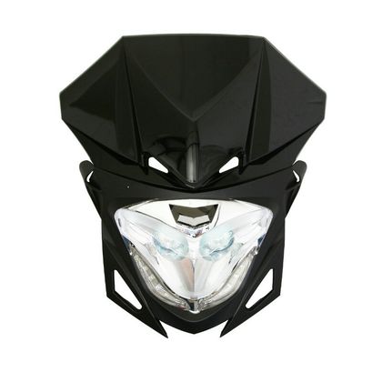 Replay FORK HEAD 50 WITH UNIVERSAL BOX RR8 - CHROME WHITE LEDS Universal Headlight plate Ref : REPL00789A / 26586 