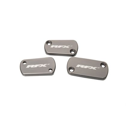 RFX Sæt med tankpropper Pro Grå mineral Bremse master cylinder dækning