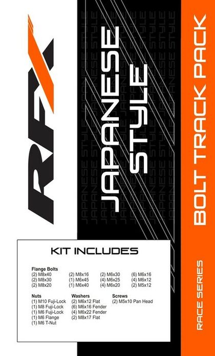 RFX Track Pack Race Schroevenkit Universeel Ref: RFX01709A / 1128554 