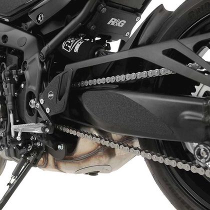 Film de protection R&G Racing bras oscillant noir 4 pièces Ref : RGR00183A / 1121251 YAMAHA 900 XSR 900 - 2022 - 2023