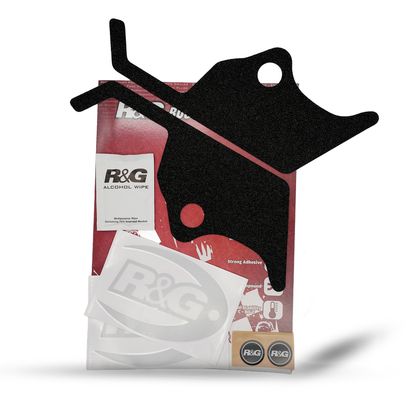 Película de protección R&G Racing Kit de protectores contra rozaduras de botas Boot Guard negro (4 piezas)