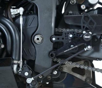 R&G Racing multi-position black Relocated footrests
