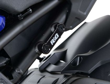 Kit suppression repose pieds R&G Racing Caches orifices de arrière gauche et droit noir Ref : RGR02230A / 1068712 