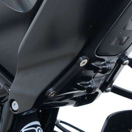 Kit suppression repose pieds R&G Racing Cache orifices gauche noir