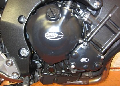 R&G Racing Rechte Kurbelgehäusedeckelschutz Schwarz Schutz Motor