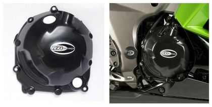R&G Racing Rechte Kurbelgehäusedeckelschutz Schwarz Schutz Motor