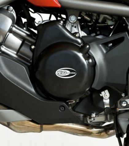 R&G Racing Left Crankcase Black Motor protection Ref : RGR02288A / 1068894 