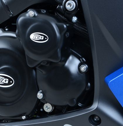 Protection Moteur R&G Racing Couvres-carter droit (démareur & pompe à eau) noir