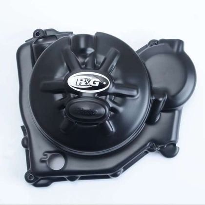R&G Racing Right Crankcase Black Motor protection Ref : RGR02297A / 1068906 
