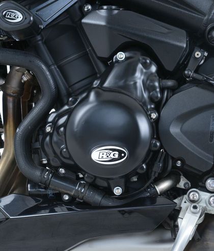 R&G Racing Left Crankcase Black Motor protection