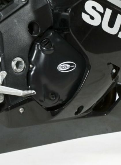 R&G Racing Right Crankcase Black Motor protection Ref : RGR02341A / 1068981 
