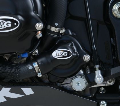 Protection Moteur R&G Racing Couvre-carter gauche (pompe à eau) noir GSX-R 1000 Ref : RGR02392A / 1069064 
