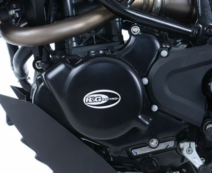R&G Racing Left Crankcase Black Motor protection Ref : RGR02394A / 1069067 