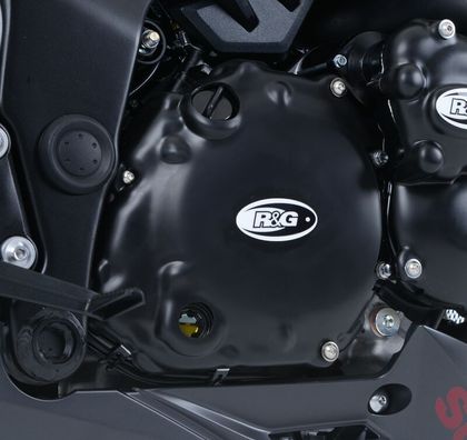 R&G Racing (Clutch) Right Crankcase Black Motor protection Ref : RGR02416A / 1069100 