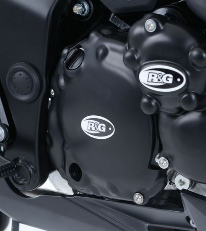 R&G Racing (Clutch) Right Crankcase Black Motor protection