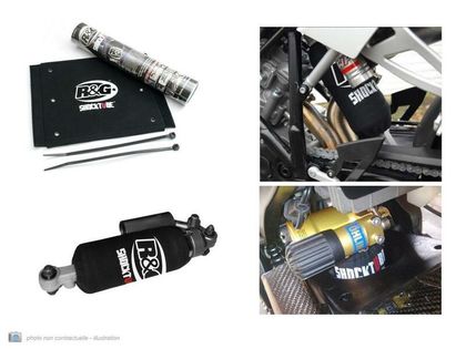 Protection amortisseur R&G Racing noir 20,3x29,2