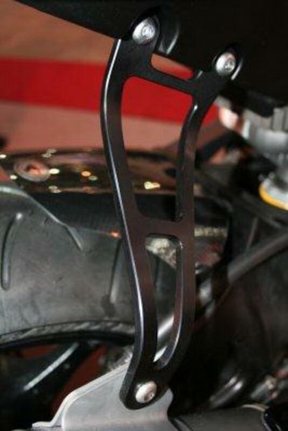 Kit suppression repose pieds R&G Racing Patte de fixation de silencieux noir