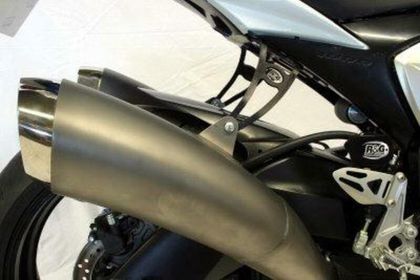 Kit suppression repose pieds R&G Racing Patte de fixation de silencieux noir