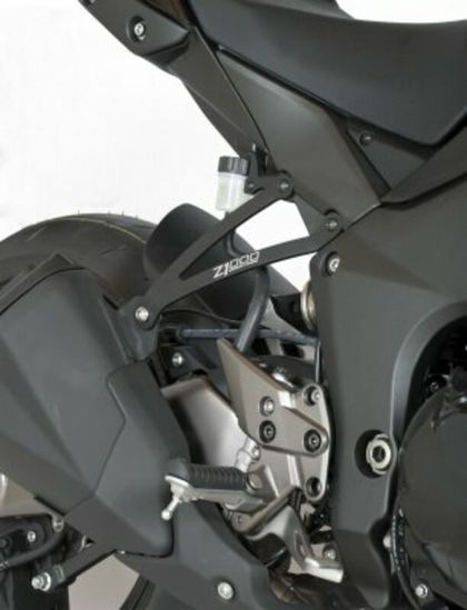 Kit suppression repose pieds R&G Racing Patte de fixation de silencieux noir