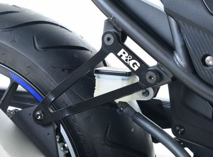 Kit suppression repose pieds R&G Racing Patte fixation de silencieux noir