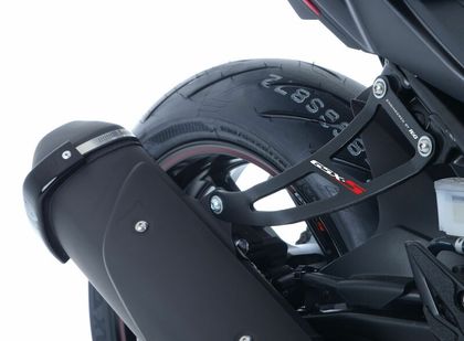 Kit suppression repose pieds R&G Racing Patte de fixation de silencieux noir