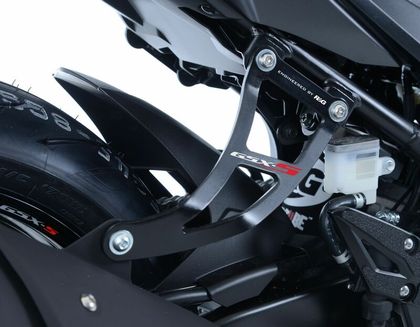 Kit suppression repose pieds R&G Racing Patte de fixation de silencieux noir