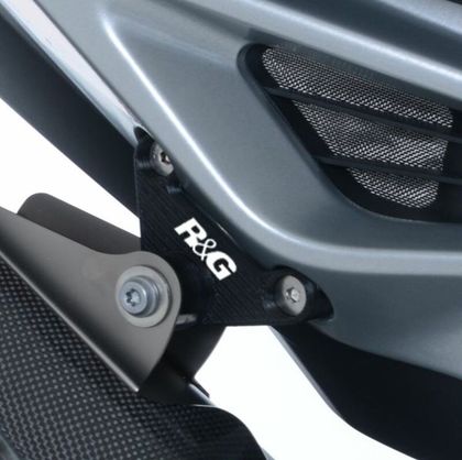 Kit suppression repose pieds R&G Racing Patte de fixation de silencieux noir