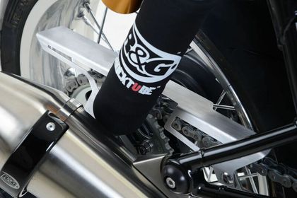 R&G Racing Chain Guard Brushed Stainless Steel Motor protection