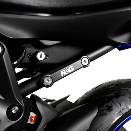 Kit suppression repose pieds R&G Racing Cache-orifices arrière argent Ref : RGR02658A / 1091473 