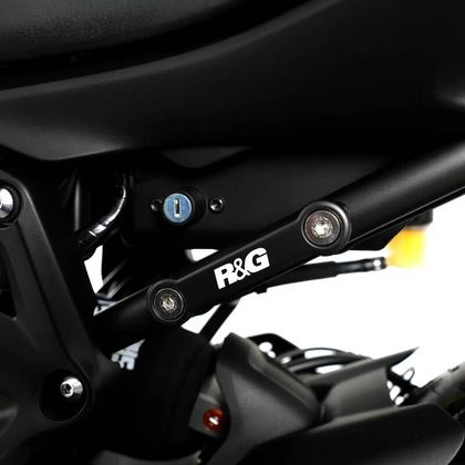 Kit suppression repose pieds R&G Racing Cache-orifices arrière argent