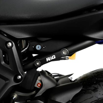 Kit suppression repose pieds R&G Racing Cache-orifices arrière argent
