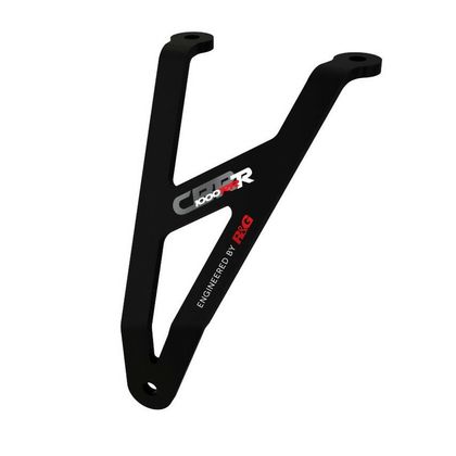 Kit suppression repose pieds R&G Racing Patte de fixation de silencieux noir Ref : RGR02666A / 1091492 