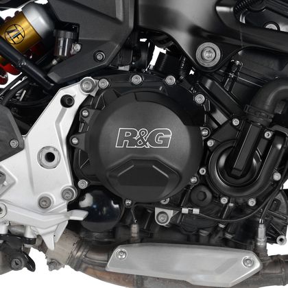 Protection Moteur R&G Racing Kit couvre-carter (alternateur/embrayage) PRO noir