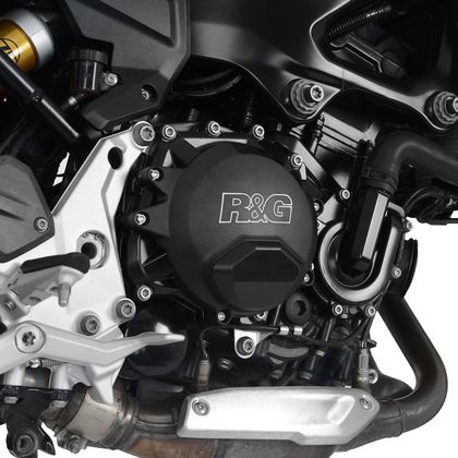 Protection Moteur R&G Racing Kit couvre-carter (alternateur/embrayage) PRO noir