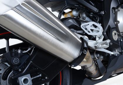 R&G Racing Auspuffstutzen-Protektor schwarz Auspuffschutz